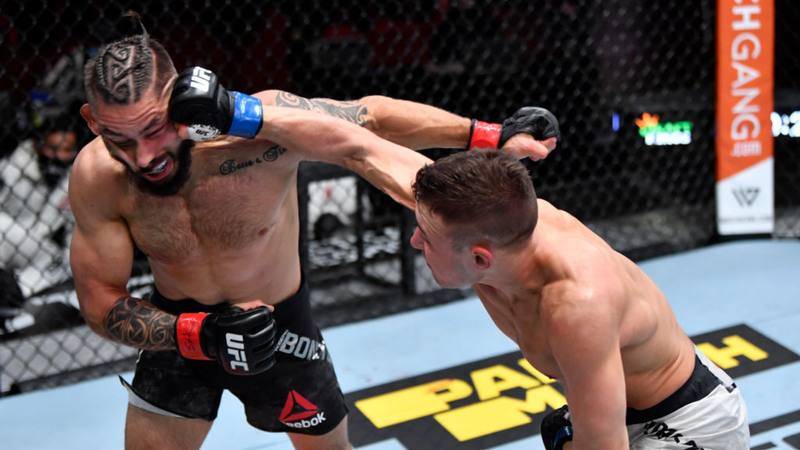 Rogério Bontorin na disputa do UFC 259 - GettyImages