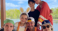 Família de David Beckham comemorando a Páscoa - Reprodução/Instagram