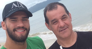 Alisson e José Agostinho Becker, pai e filho - Reprodução/Instagram