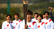 Revezamento da tocha Olímpica no Japão - GettyImages