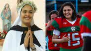 Do mosteiro à final da Liga BFA feminina: conheça a história da linebacker Luana Abreu - Arquivo pessoal e May Abreu
