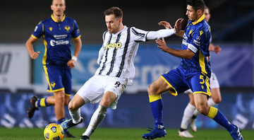 Jogadores na partida entre Hellas Verona e Juventus - GettyImages