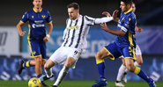 Jogadores na partida entre Hellas Verona e Juventus - GettyImages