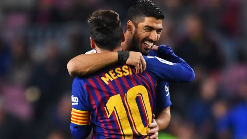 Suárez aconselha Messi a permanecer no Barcelona - GettyImages
