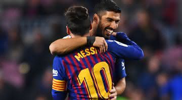 Suárez aconselha Messi a permanecer no Barcelona - GettyImages