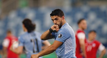 Suárez marcou o gol de empate do Uruguai - Getty Images