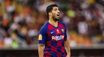 Suárez em ação pelo Barcelona - GettyImages