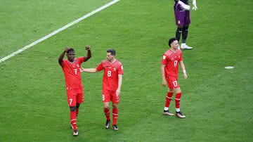 Suíça e Camarões se enfrentaram pela primeira rodada do Grupo G da Copa do Mundo 2022 - GettyImages