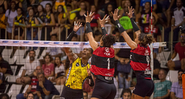 Superliga Feminina na semifinal entre Sesc-Flamengo e Praia Clube - Paula Reis/Flamengo/Flickr