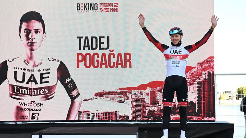 Tadej Pogacar busca mais um título do Tour de France - Crédito: Getty Images