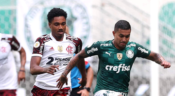 Vitinho, do Flamengo, e Dudu, do Palmeiras, que devem estar na disputa da Libertadores - Cesar Greco/Palmeiras/Fotos Públicas