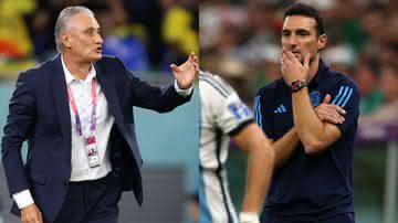 O técnico da Argentina abriu o jogo sobre a Copa do Mundo e elogiou o Brasil - GettyImages