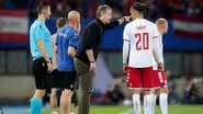 O técnico da Dinamarca evitou polêmica na Copa do Mundo sobre faixa One Love - GettyImages