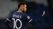 Neymar desencantou pelo PSG na Champions League, mas foi alvo de polêmica e seu técnico o defendeu - GettyImages