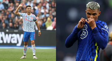 Thiago Silva e Cristiano Ronaldo se destacaram nesta rodada da Premier League - GettyImages