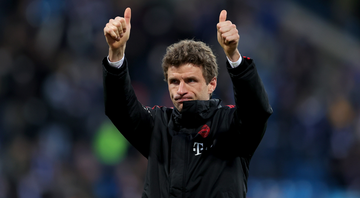 Thomas Muller em partida da Bundesliga - Getty Images