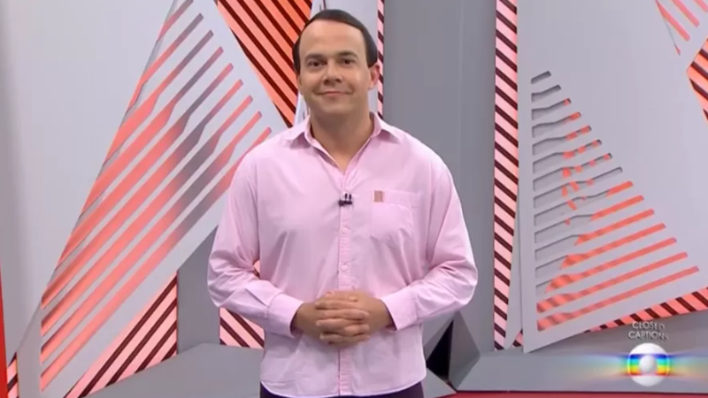 Apresentador do ‘Globo Esporte PE’ homenageia Gil do Vigor após eliminação - Transmissão/ TV Globo