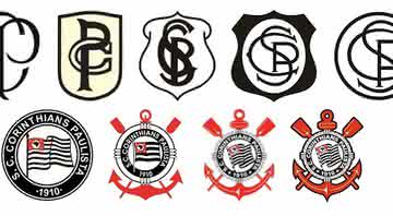 Foi descoberto um novo escudo utilizado na história do Corinthians - Reprodução Twitter