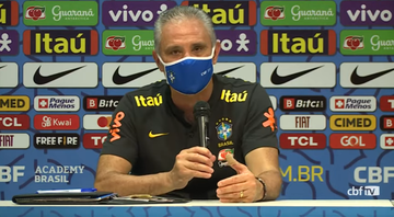 Tite revela escalação do Brasil e comenta suspensão do jogo contra a Argentina - YouTube/ CBF TV