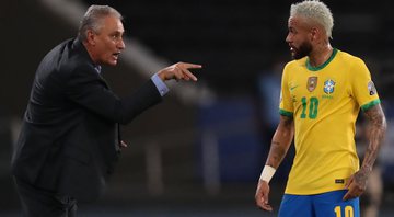 Tite não quis avaliar as falas de Neymar sobre o futuro - GettyImages
