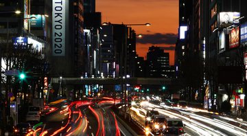 Visão de Tokyo a noite - Getty Images