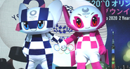 Mascotes dos Jogos Olímpicos sendo apresentados para a disputa das Olimpíadas Tóquio 2020 - GettyImages