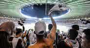 Torcida atleticana no estádio do Mineirão - Getty Images