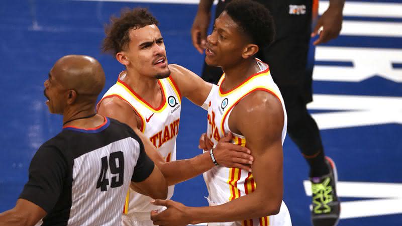 Rodada dos playoffs da NBA tem provocação a Trae Young e revolta de Russell Westbrook - GettyImages
