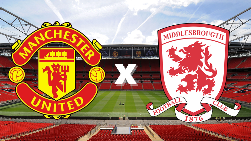Manchester United e Middlesbrough entram em campo pela Copa da Inglaterra - GettyImages/Divulgação