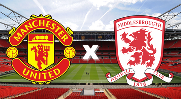 Manchester United e Middlesbrough entram em campo pela Copa da Inglaterra - GettyImages/Divulgação