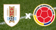 Uruguai e Colômbia entram em campo pela Copa América - GettyImages/Divulgação