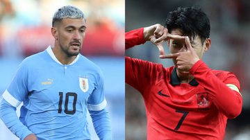 Uruguai x Coreia do Sul estão com as escalações definidas para a Copa do Mundo - GettyImages