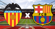 Valencia e Barcelona entram em campo pela La Liga - GettyImages/Divulgação