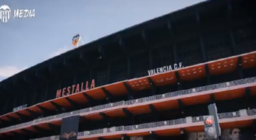 Valencia é o clube da Europa com mais casos de coronavírusO Valencia, da Espanha - Transmissão Twitter