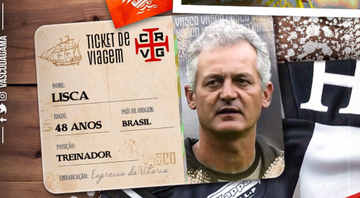 Vasco anuncia contratação do técnico Lisca - Divulgação/ Vasco