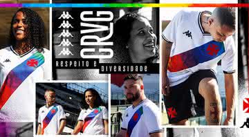 Vasco lança uniforme especial em apoio ao Dia do Orgulho LGBTQIA+ - Divulgação/ Vasco