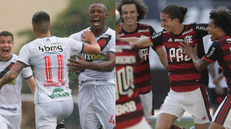 Vasco x Flamengo se enfrentam pela semifinal do Campeonato Carioca 2022 - Rafael Ribeiro / Gilvan de Souza