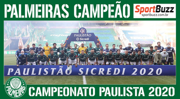 Palmeiras é campeão do Campeonato Paulista! - Cesar Greco/Palmeiras