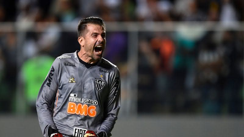 Goleiro Victor em sua despedida do Atlético-MG - GettyImages