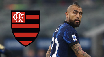 Vidal é multado após se declarar ao Flamengo - Getty Images/ Divulgação
