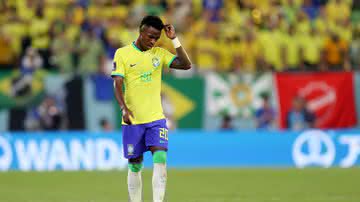 Vini Jr tem gol anulado em Brasil x Suíça - Getty Images