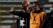 Vítor Pereira saiu irritado com a derrota do Corinthians em sua estreia na Libertadores - GettyImages