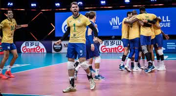 Brasil superou a Itália na Liga das Nações de Vôlei - FIVB / Fotos Públicas