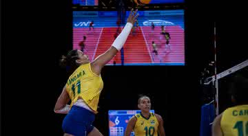 Brasil e Estados Unidos duelaram na Liga das Nações de Vôlei - FIVB / Fotos Públicas