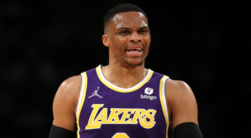 Russell Westbrook, armador do Lakers - Getty Images