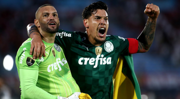 Weverton comemora tri da Libertadores: “Eu te amo, Palmeiras” - GettyImages