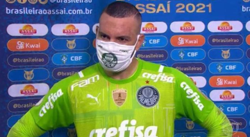 Weverton, goleiro do Palmeiras lamenta derrota para o Cuiabá - Transmissão Premiere