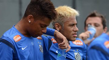 Neymar e André jogaram juntos nos anos 2009, 2010, 2012 e 2013 pelo Santos e conquistaram três títulos - Ricardo Saibun / Santos FC