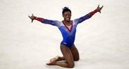 Simone Biles conquistou a medalha de ouro no solo no Rio-2016 - Julian Finney/Getty Images