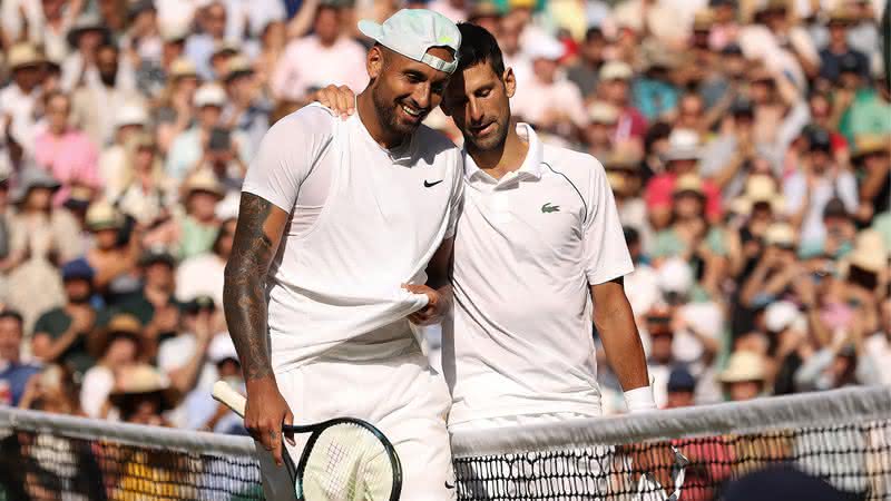 Kyrgios e Djokovic fizeram uma final movimentada em Wimbledon - GettyImages
